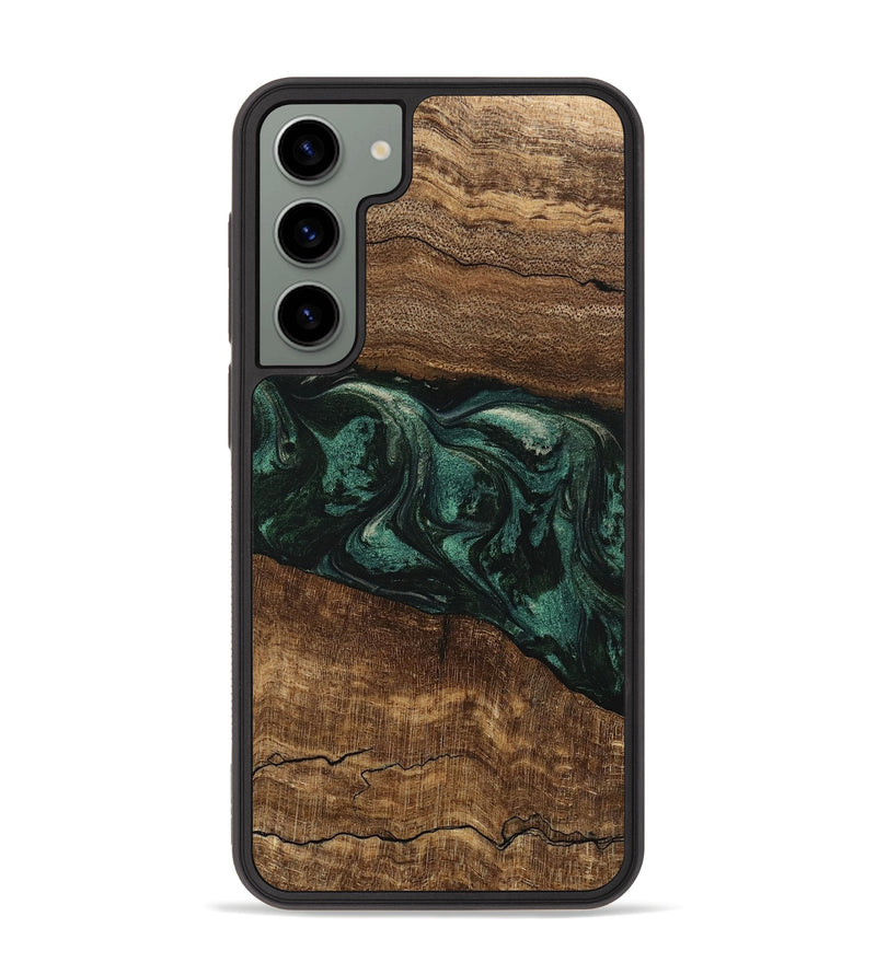 Galaxy S23 Plus Wood Phone Case - Lizeth (Green, 746641)