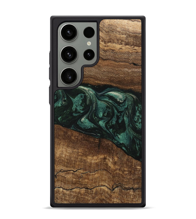 Galaxy S24 Ultra Wood Phone Case - Lizeth (Green, 746641)