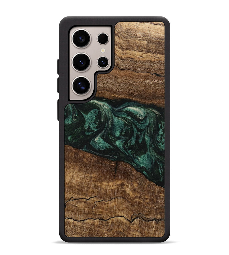 Galaxy S25 Ultra Wood Phone Case - Lizeth (Green, 746641)