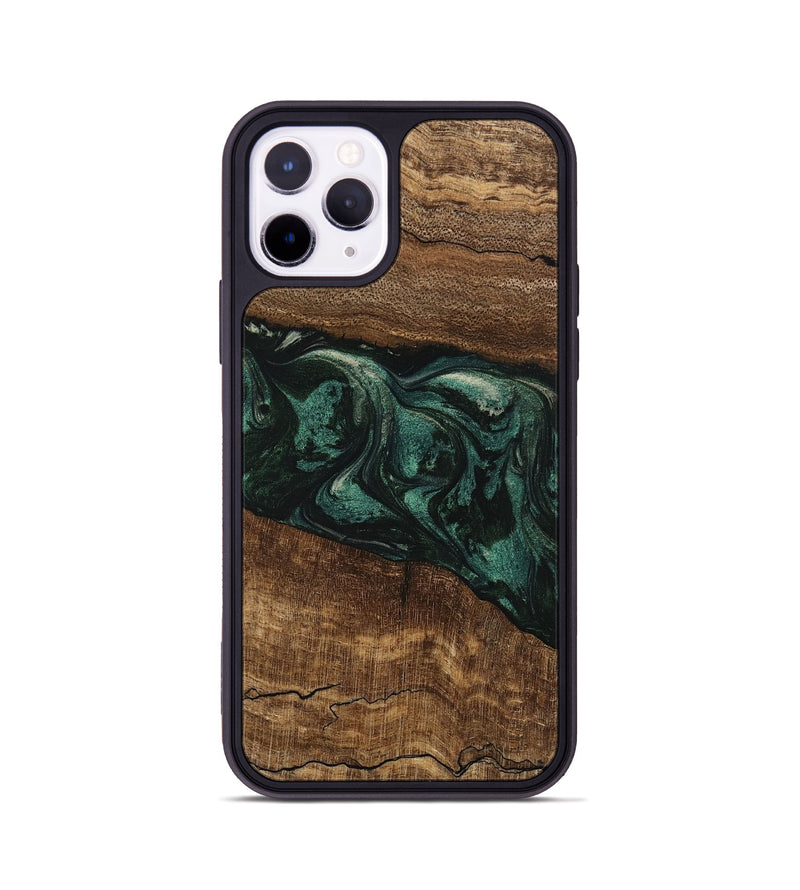 iPhone 11 Pro Wood Phone Case - Lizeth (Green, 746641)