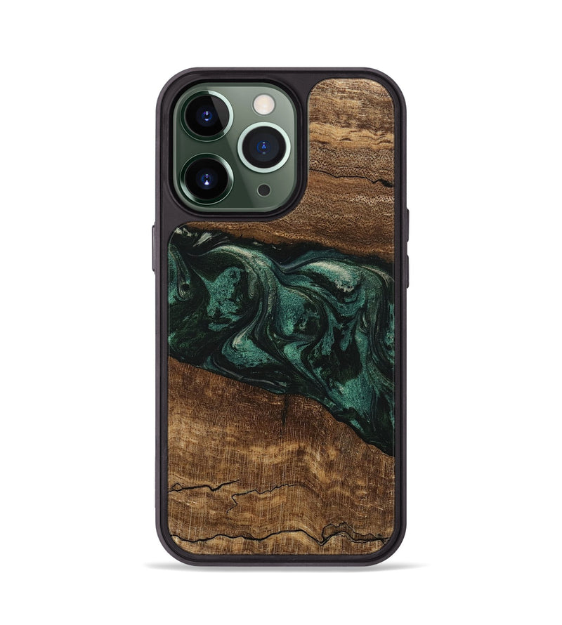 iPhone 13 Pro Wood Phone Case - Lizeth (Green, 746641)