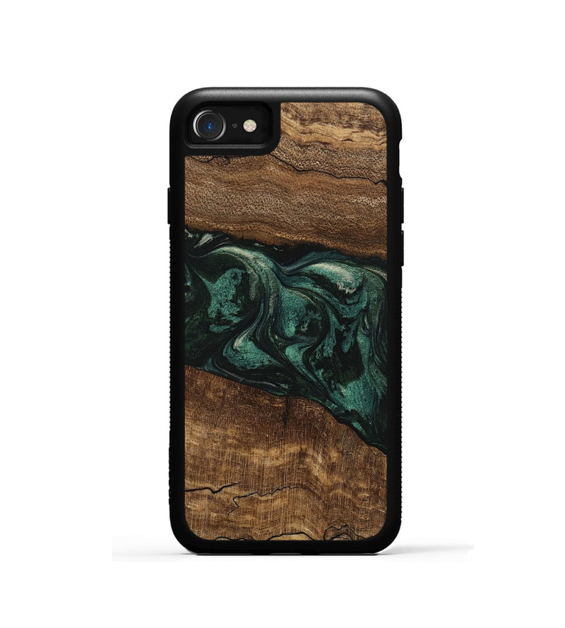 iPhone SE Wood Phone Case - Lizeth (Green, 746641)