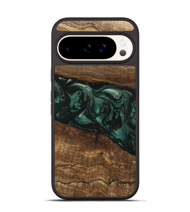 Pixel 9 Pro Wood Phone Case - Lizeth (Green, 746641)