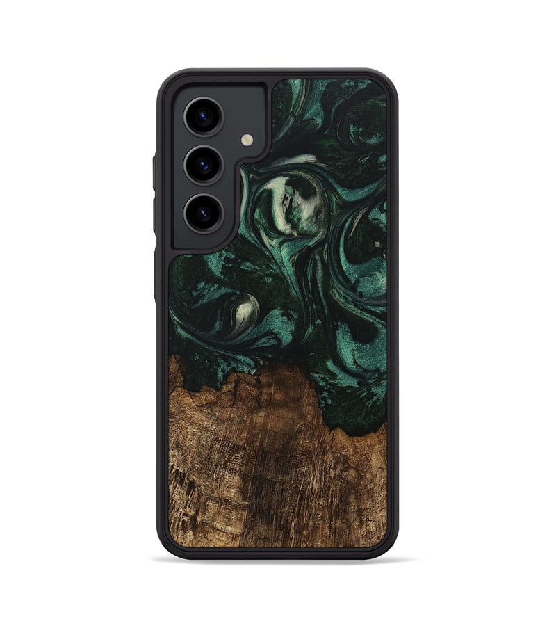 Galaxy S24 Wood Phone Case - Laila (Green, 746643)