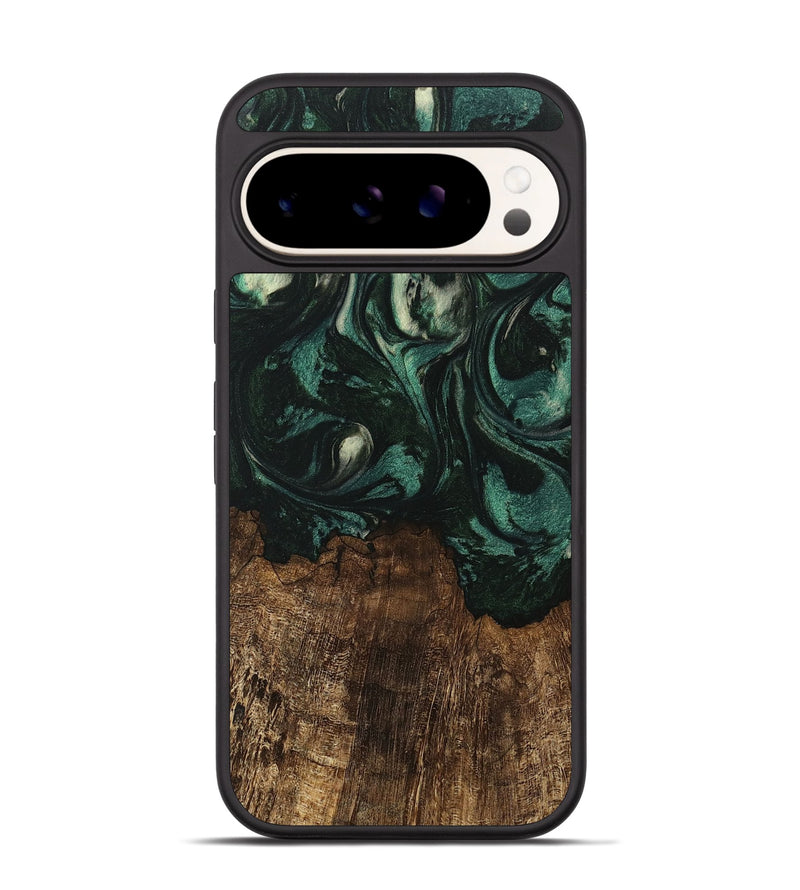 Pixel 9 Pro Wood Phone Case - Laila (Green, 746643)