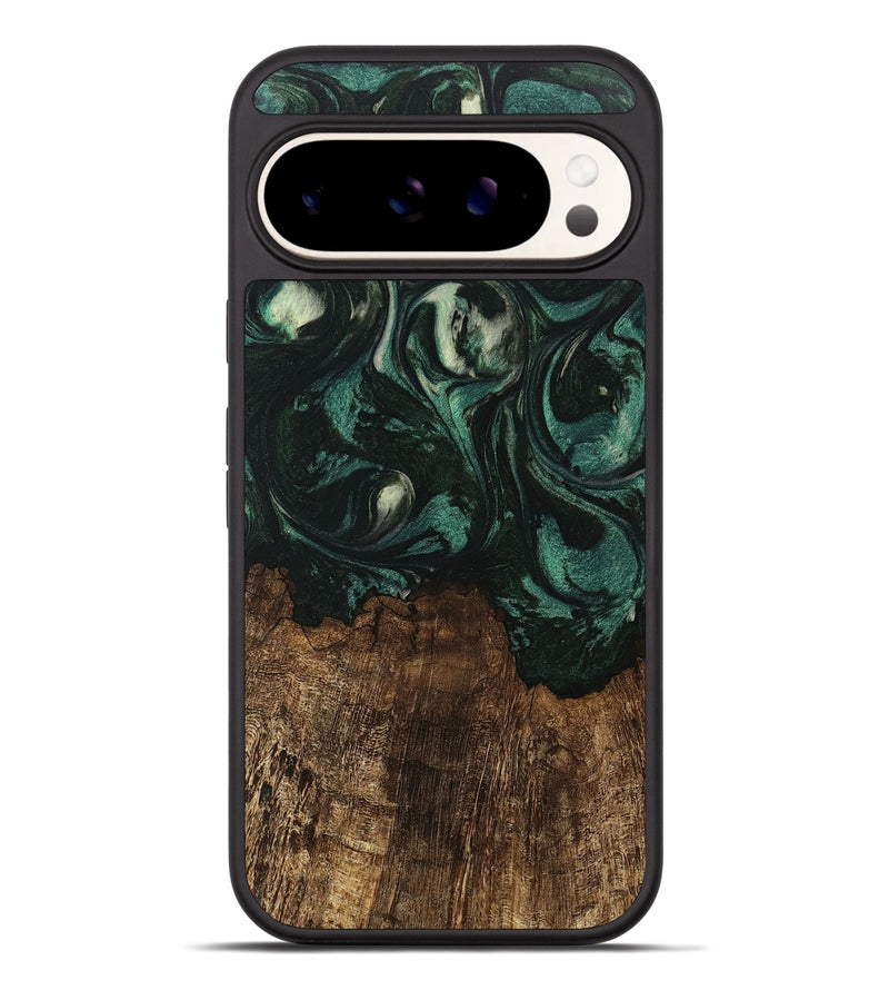 Pixel 9 Pro XL Wood Phone Case - Laila (Green, 746643)