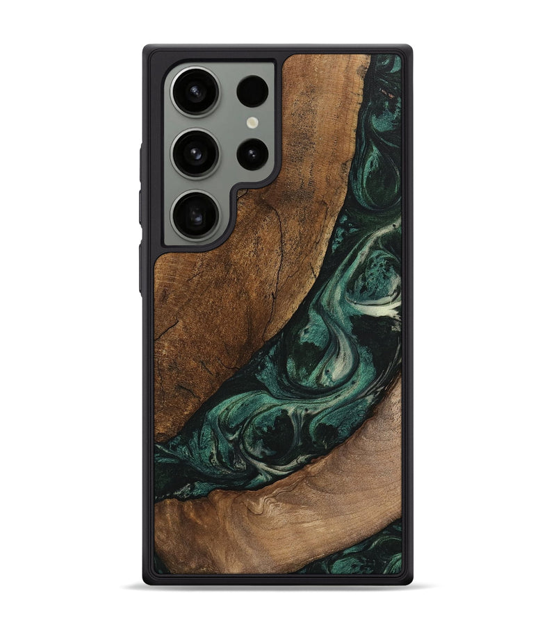 Galaxy S24 Ultra Wood Phone Case - Kayley (Green, 746644)