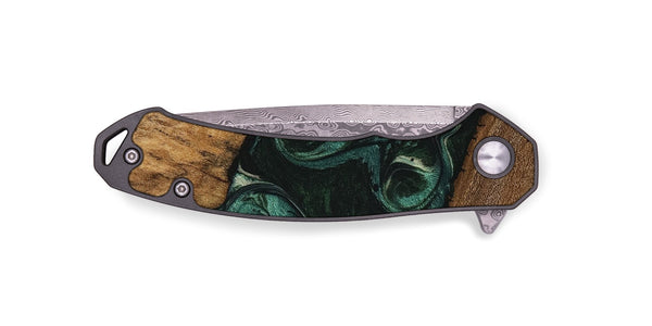 EDC Wood Pocket Knife - Arsenio (Green, 746646)