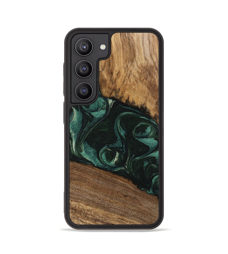 Galaxy S23 Wood Phone Case - Arsenio (Green, 746646)