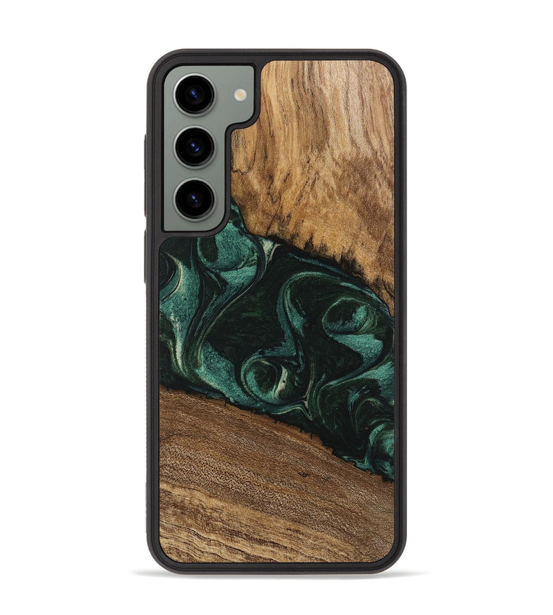 Galaxy S23 Plus Wood Phone Case - Arsenio (Green, 746646)