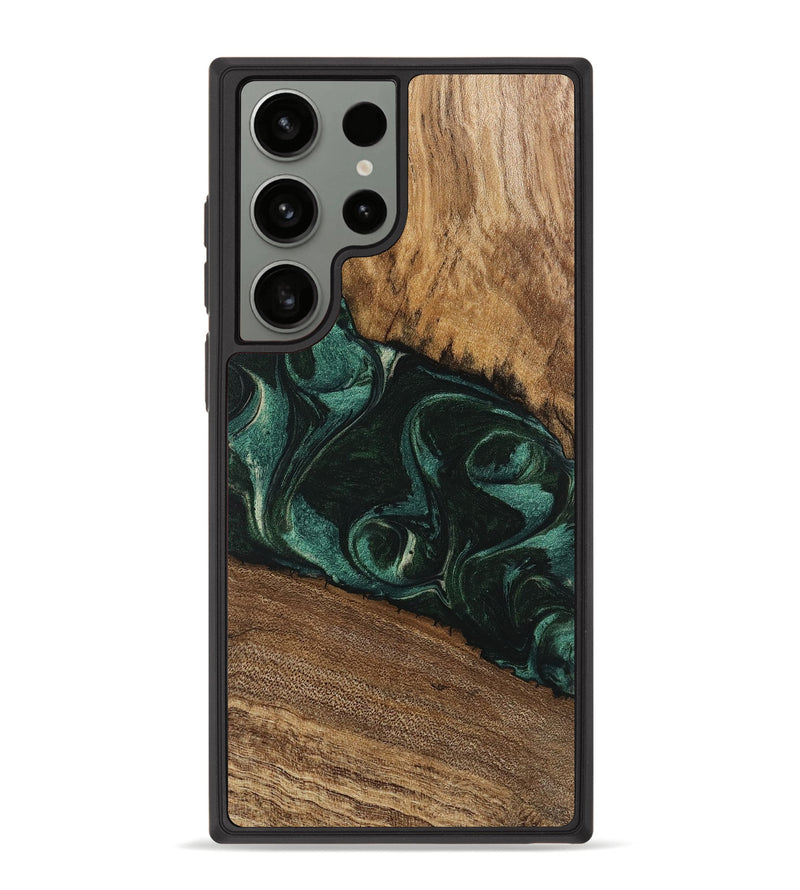 Galaxy S23 Ultra Wood Phone Case - Arsenio (Green, 746646)