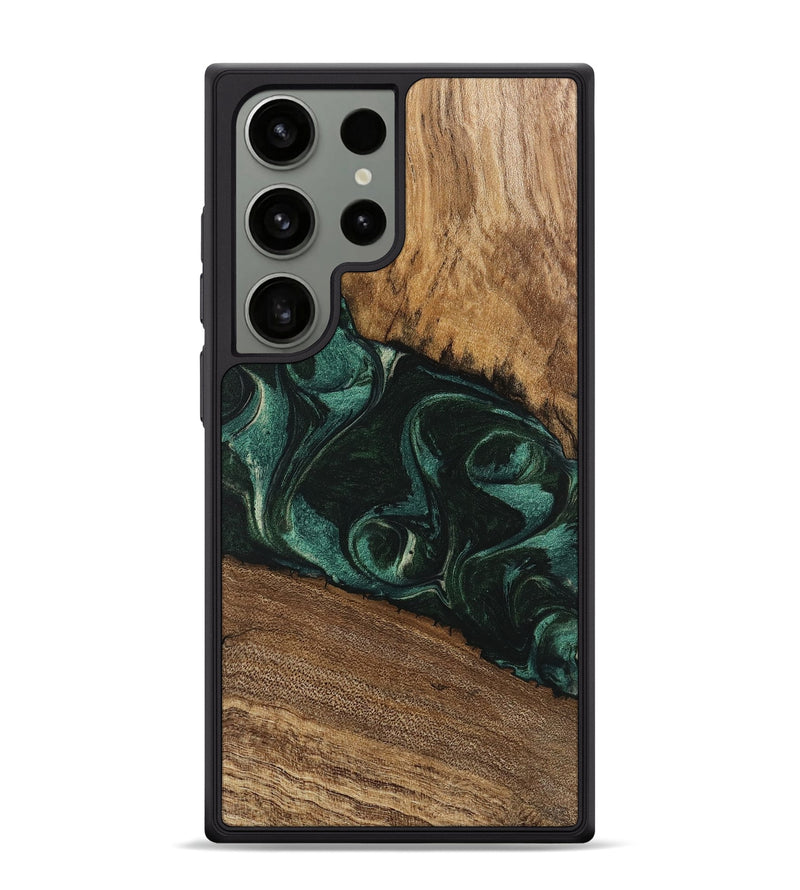 Galaxy S24 Ultra Wood Phone Case - Arsenio (Green, 746646)