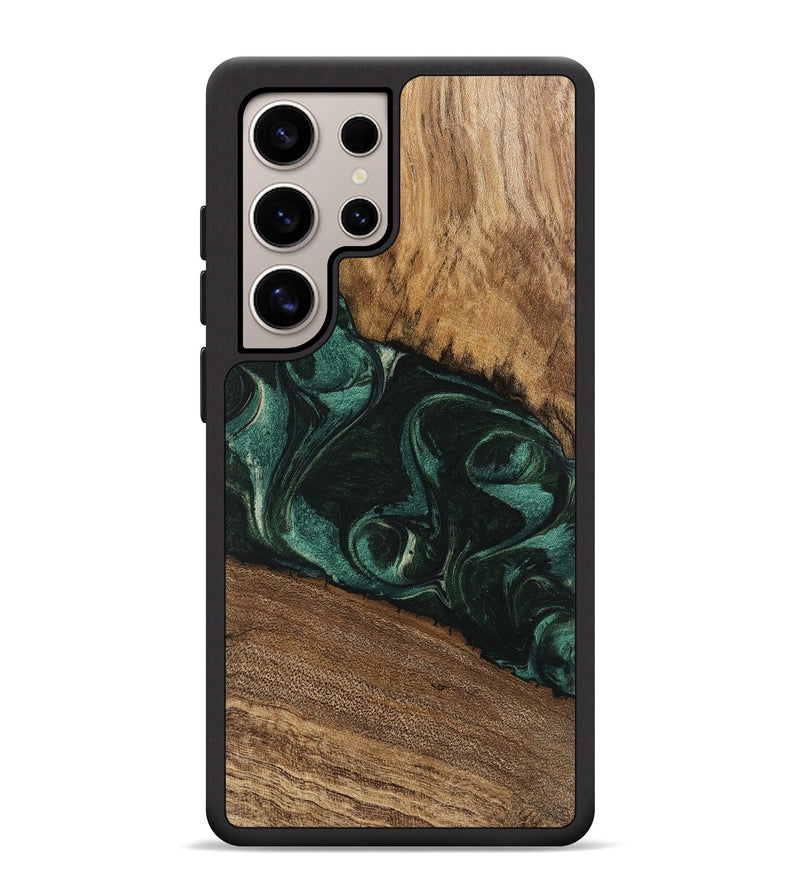 Galaxy S25 Ultra Wood Phone Case - Arsenio (Green, 746646)