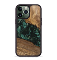 iPhone 13 Pro Max Wood Phone Case - Arsenio (Green, 746646)