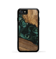 iPhone SE Wood Phone Case - Arsenio (Green, 746646)