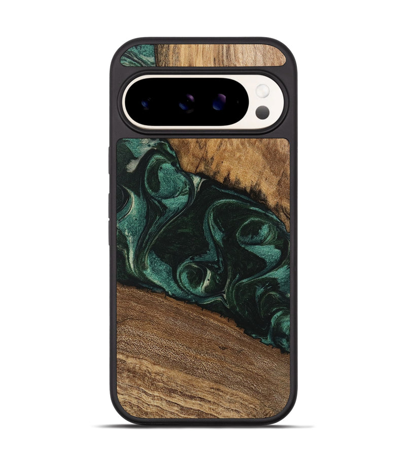 Pixel 9 Pro Wood Phone Case - Arsenio (Green, 746646)