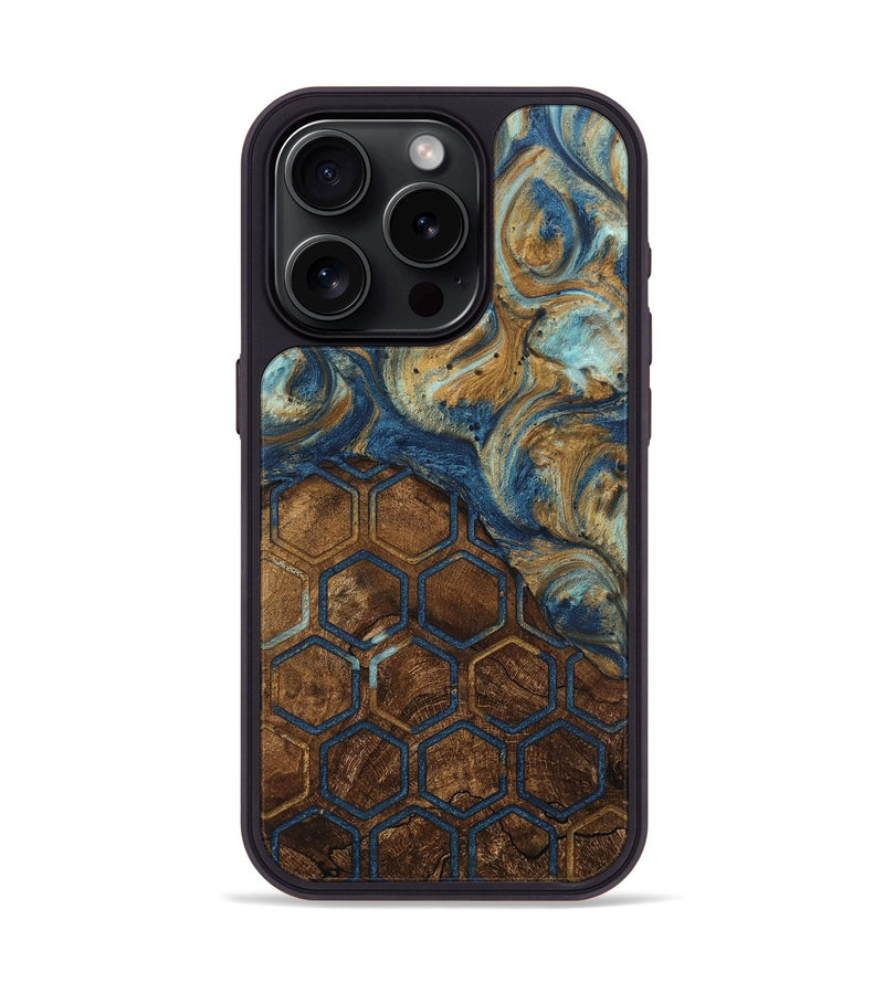 iPhone 15 Pro Wood Phone Case - Morton (Pattern, 746649)