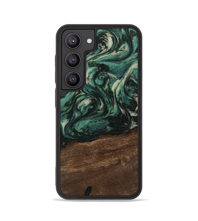 Galaxy S23 Wood Phone Case - Kaisen (Green, 746651)