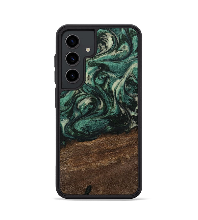 Galaxy S24 Wood Phone Case - Kaisen (Green, 746651)