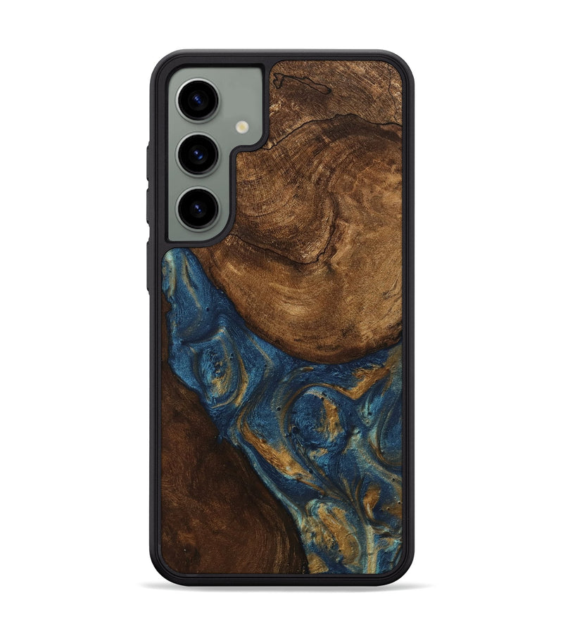 Galaxy S24 Plus Wood Phone Case - Gigi (Teal & Gold, 746653)