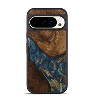 Pixel 9 Wood Phone Case - Gigi (Teal & Gold, 746653)