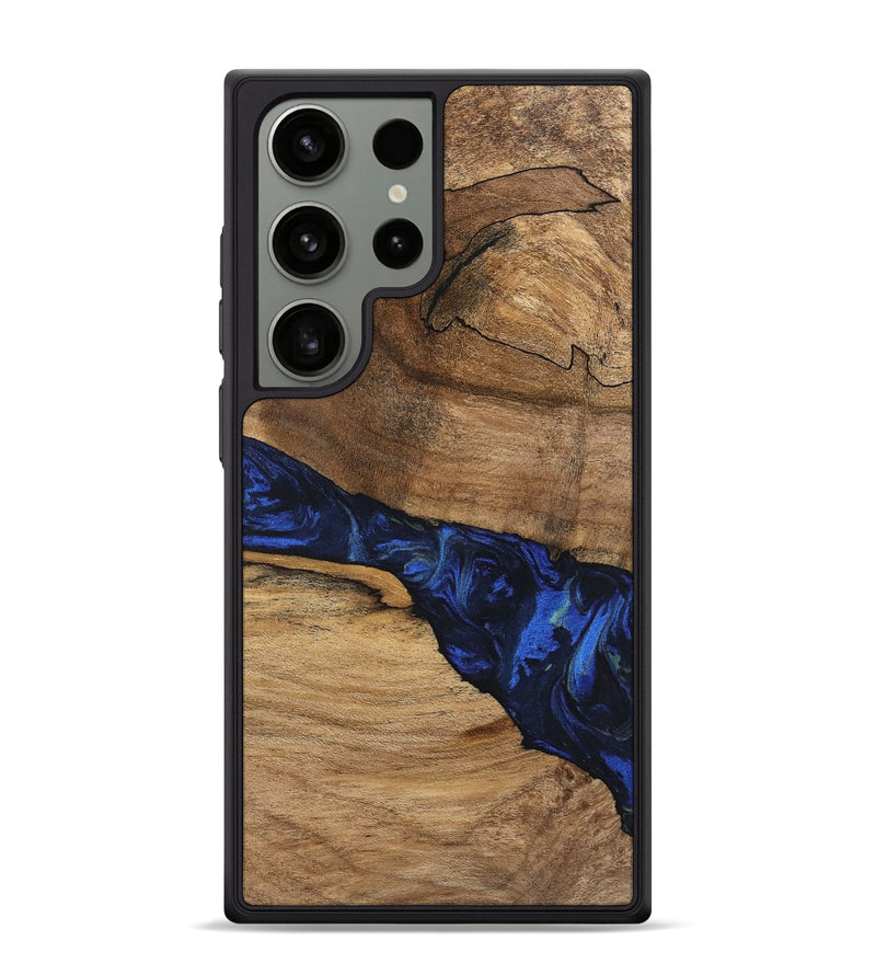 Galaxy S24 Ultra Wood Phone Case - Enoch (Blue, 746656)