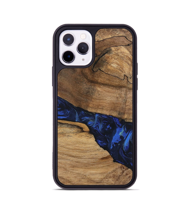 iPhone 11 Pro Wood Phone Case - Enoch (Blue, 746656)