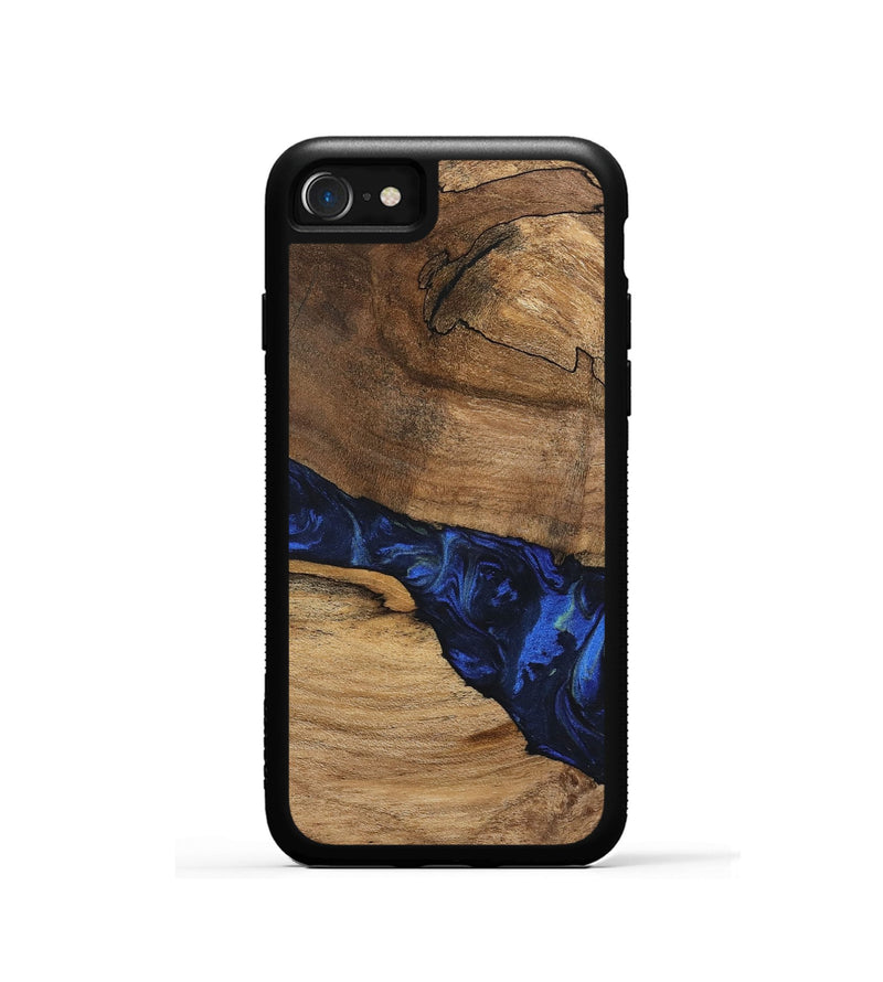 iPhone SE Wood Phone Case - Enoch (Blue, 746656)