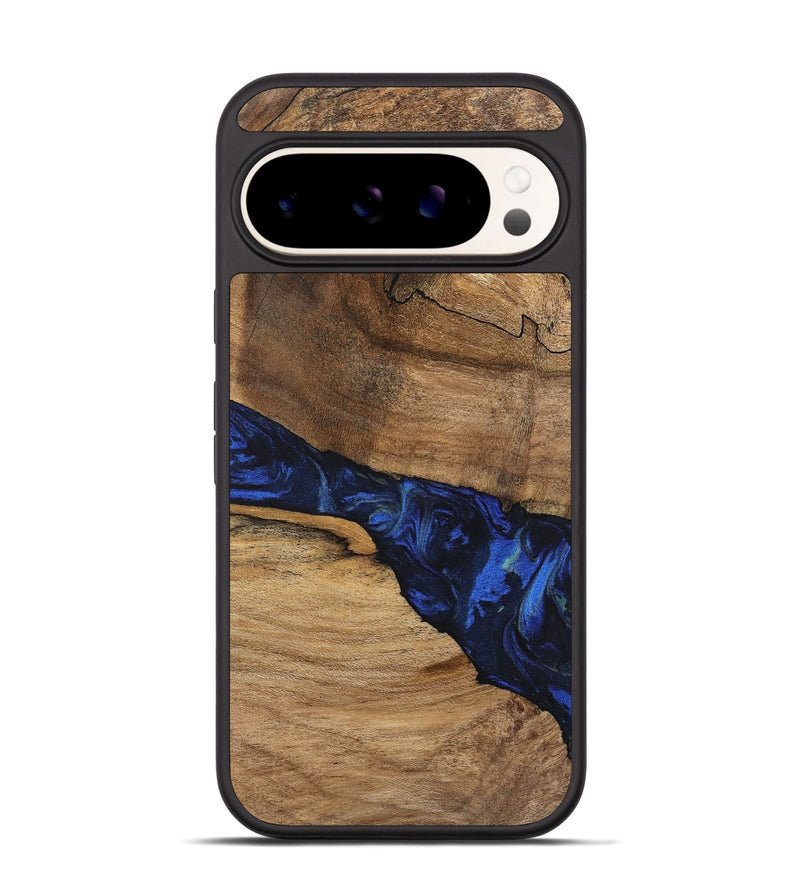 Pixel 9 Pro Wood Phone Case - Enoch (Blue, 746656)