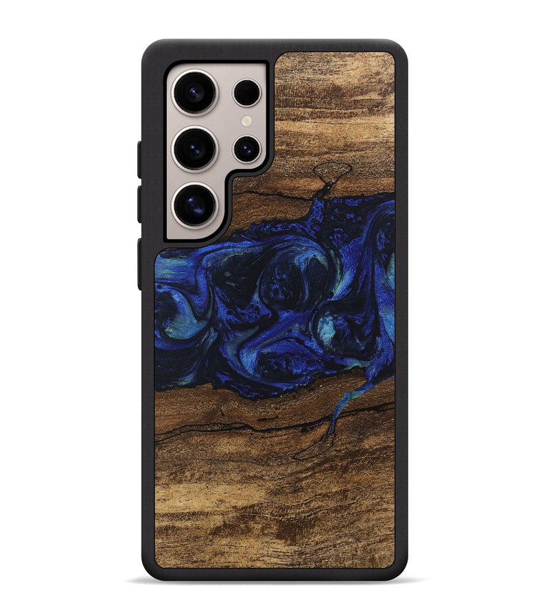 Galaxy S25 Ultra Wood Phone Case - Laraine (Blue, 746657)