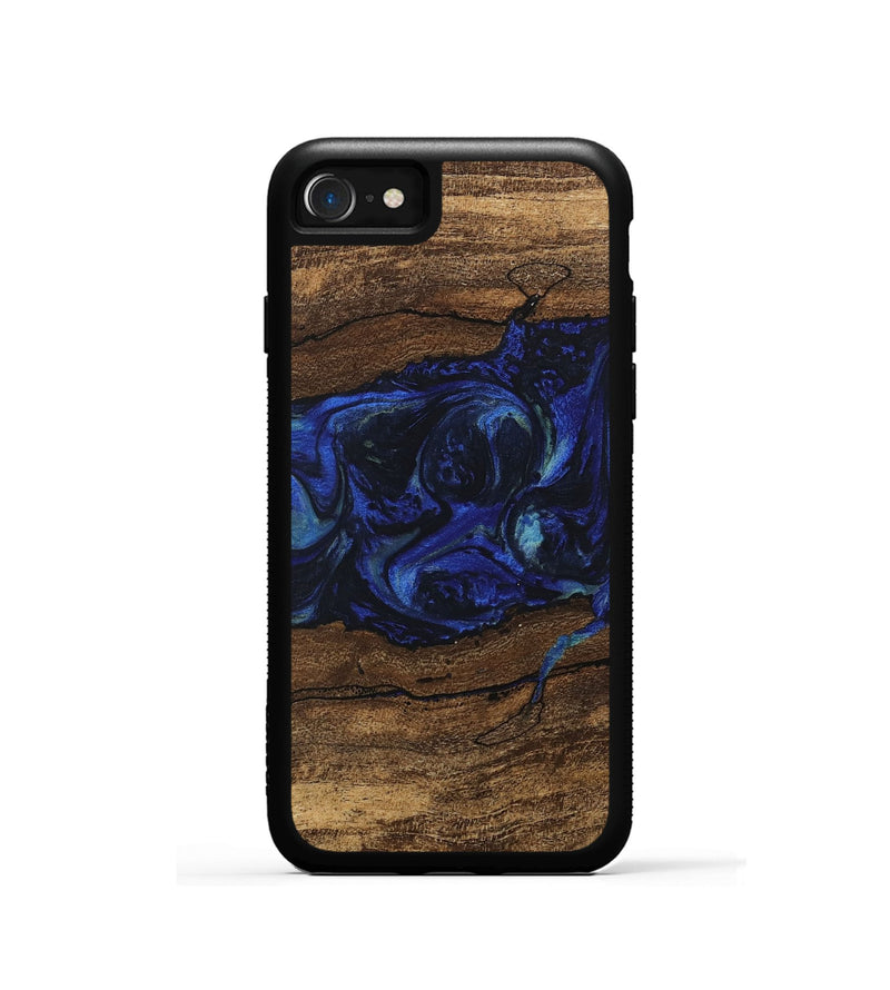 iPhone SE Wood Phone Case - Laraine (Blue, 746657)