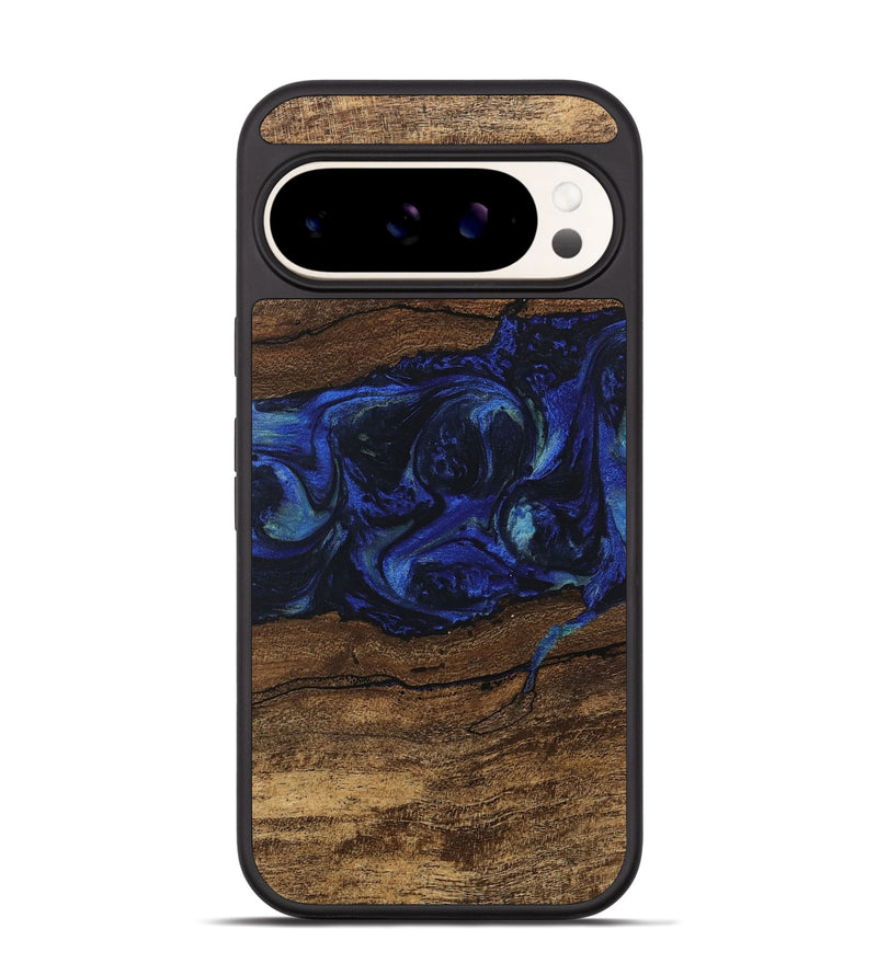 Pixel 9 Pro Wood Phone Case - Laraine (Blue, 746657)