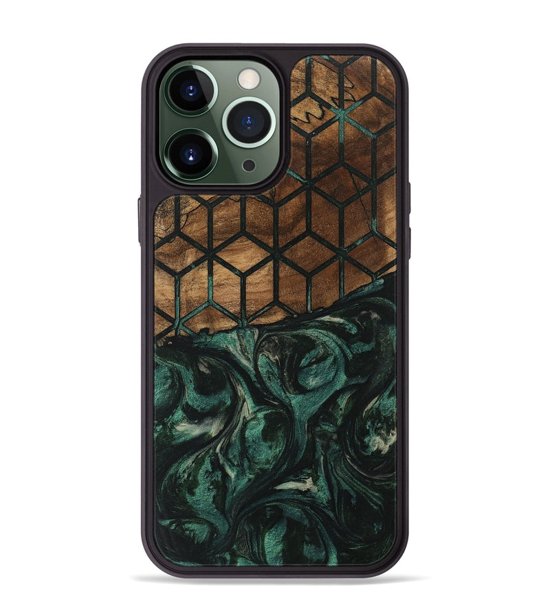 iPhone 13 Pro Max Wood Phone Case - Brianda (Pattern, 746658)