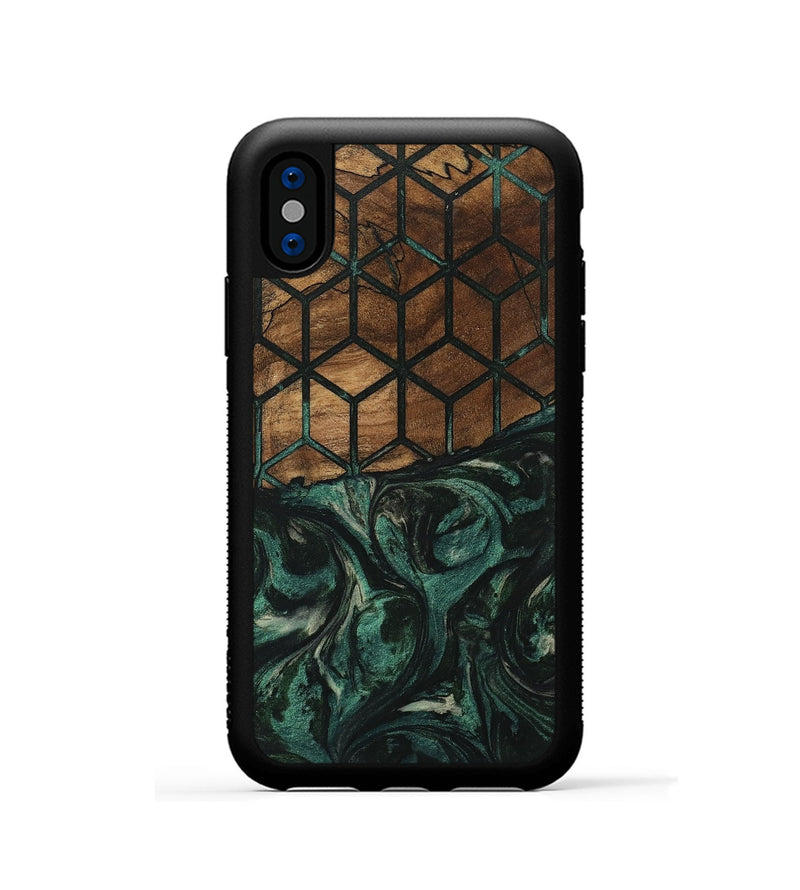 iPhone Xs Wood Phone Case - Brianda (Pattern, 746658)