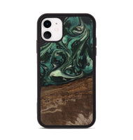 iPhone 11 Wood Phone Case - Sonji (Green, 746660)