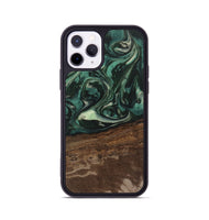 iPhone 11 Pro Wood Phone Case - Sonji (Green, 746660)