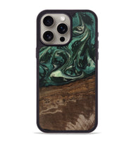 iPhone 15 Pro Max Wood Phone Case - Sonji (Green, 746660)