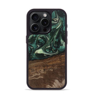 iPhone 15 Pro Wood Phone Case - Sonji (Green, 746660)