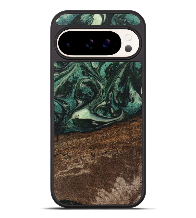 Pixel 9 Pro XL Wood Phone Case - Sonji (Green, 746660)