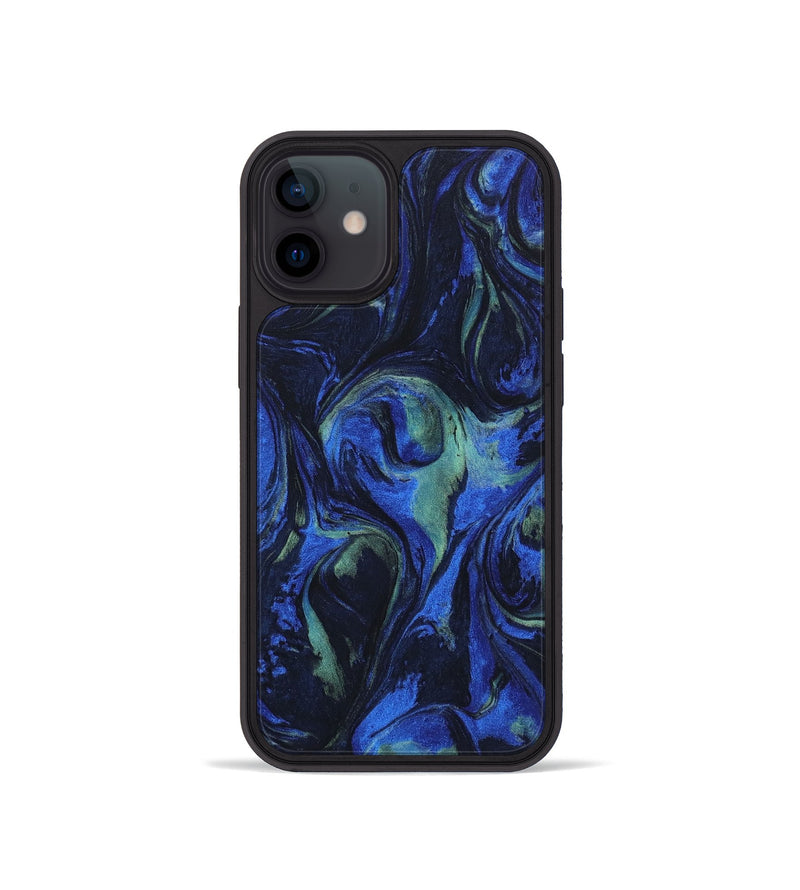 iPhone 12 mini ResinArt Phone Case - Etta (Blue, 746663)