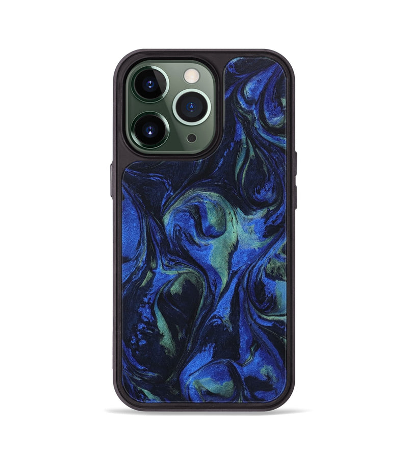 iPhone 13 Pro ResinArt Phone Case - Etta (Blue, 746663)