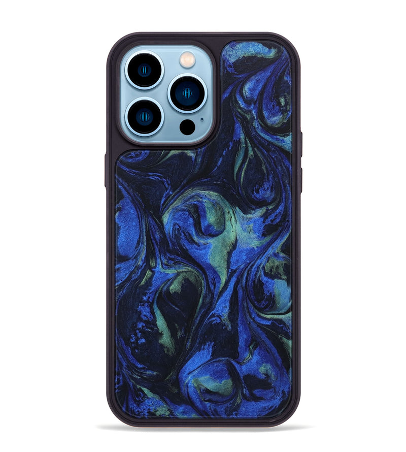 iPhone 14 Pro Max ResinArt Phone Case - Etta (Blue, 746663)