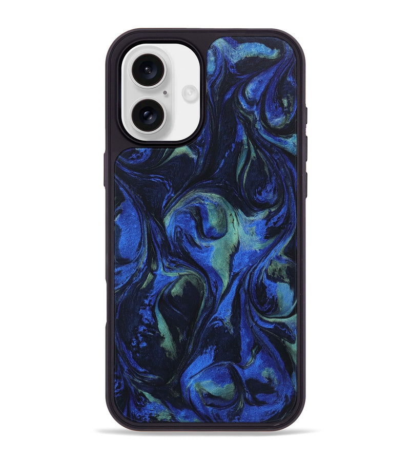 iPhone 16 Plus ResinArt Phone Case - Etta (Blue, 746663)