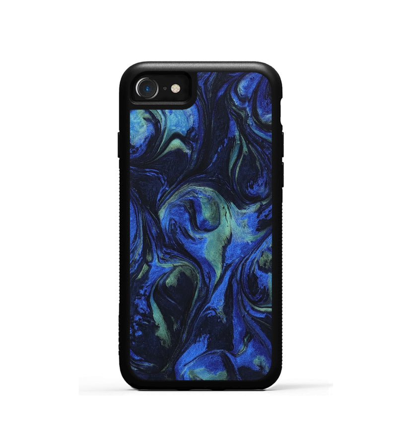 iPhone SE ResinArt Phone Case - Etta (Blue, 746663)