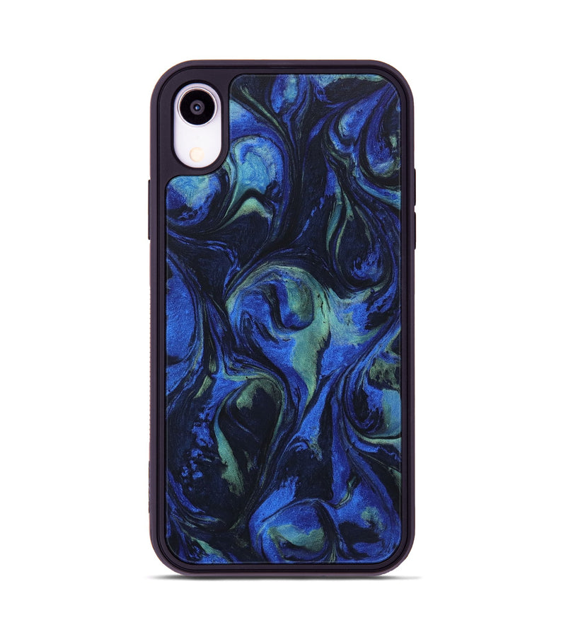 iPhone Xr ResinArt Phone Case - Etta (Blue, 746663)