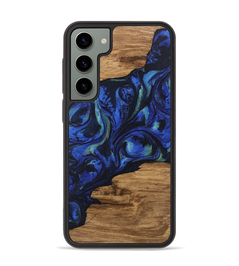 Galaxy S23 Plus Wood Phone Case - Elisa (Blue, 746664)