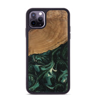 iPhone 11 Pro Max Wood Phone Case - Shasta (Green, 746666)