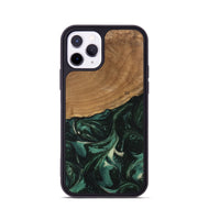 iPhone 11 Pro Wood Phone Case - Shasta (Green, 746666)