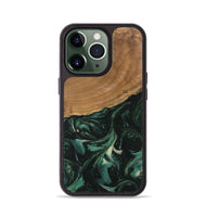 iPhone 13 Pro Wood Phone Case - Shasta (Green, 746666)