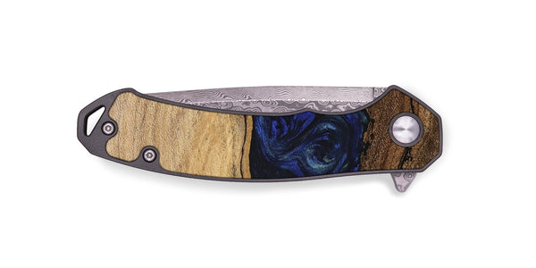 EDC Wood Pocket Knife - Velma (Blue, 746671)